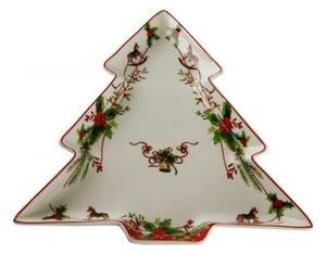 Pirofila Natalizia in Ceramica ad Albero "Jingle Bells" - Royal Family