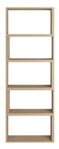 Libreria 72x22x200 cm Wish estensibile angolare rovere
