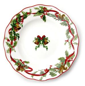 Servizio di Piatti in Porcellana "Christmas Carol" 18 Pezzi - Royal
