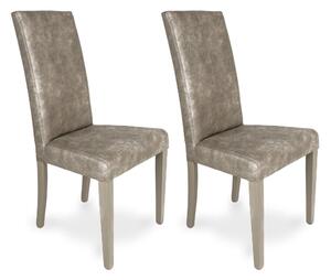 Set 2 Sedie 47x47x101 cm Nancy vintage yuma 34 standard