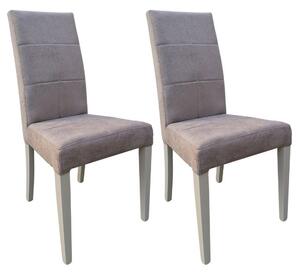 Set 2 Sedie 47x47x101 cm Giada Enjoy 03 tessuto nocciola