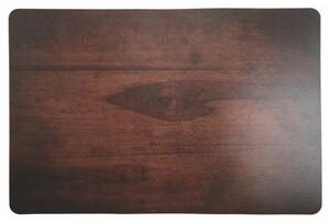 Set 6 Tovagliette Double Face 45x30x0,5 cm in Plastica VdE Tivoli 1996 Wood Marrone scuro