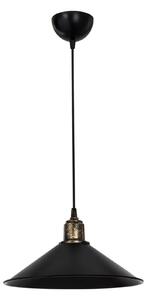 Lampada da Soffitto Nera E27