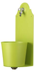 Fontana a Parete da Giardino con Rubinetto Belfer 42/PRX Verde Acido