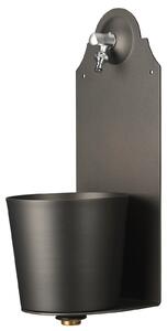 Fontana a Parete da Giardino con Rubinetto Belfer 42/PRX Antracite
