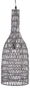 Lampadario in Rattan H 63 cm