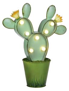 Lampada Cactus con Luci H 29 cm