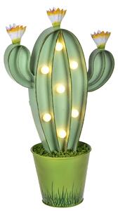 Lampada Cactus con Luci H 24 cm