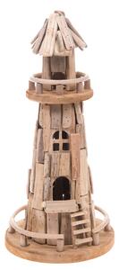 Modellino Faro in Legno H 42 cm
