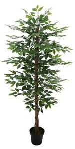 Pianta Artificiale Ficus Tree con Vaso 170 cm