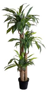 Pianta Artificiale Tronco Della Felicità con Vaso H 150 cm