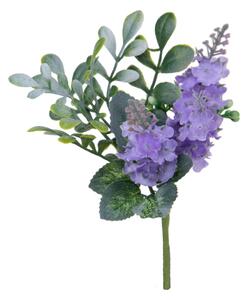 Set 12 Rami in Legno Lavanda Bacche H 16 cm