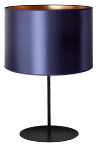 Lampada da tavolo CANNES 1xE14/15W/230V 20 cm blu/rame/nero