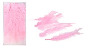 Set 600 Piume Artificiali Decorative Rosa