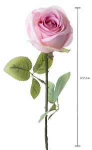 Set 12 Rose Artificiali Boccio 55 cm