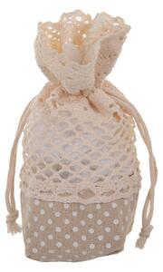 Set 12 Sacchetto con Pizzo Misure 55x55 cm