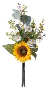 Set 2 Bouquet Artificiali con Girasoli H 53 cm