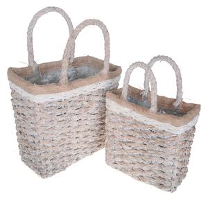 Set 2 Borse Alte Rettangolari H 53 cm
