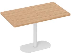 HOMCOM Tavolo da pranzo rettangolare per 6 persone con base e piano spesso rovere | Aosom Italy
