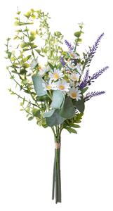 Set 2 Bouquet Artificiali Margherite Lavanda H 48 cm