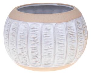 Set 2 Contenitori Decorativo Ø 19 H 13 cm Bombato