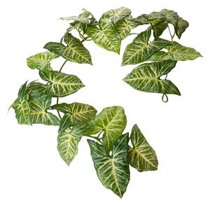Set 2 Ghirlande 130 cm Syngonium 24 Foglie Real Touch