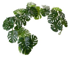 Set 2 Ghirlande 130 cm Monstera 24 Foglie Real Touch