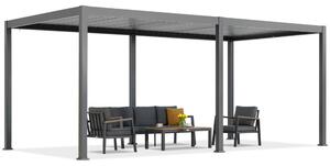 Pergola da terrazzo autoportante Lagos 3x6 Garden Point antracite