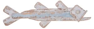 Set 2 Pesci Legno da Appendere 57 cm