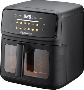 Melchioni Friggitrice ad Aria 10 Litri Potenza 2100W con Doppia Resistenza e Auto-spegnimento colore Nero Martina - 118340057