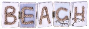 Set 2 Scritta Beach Legno 41 cm
