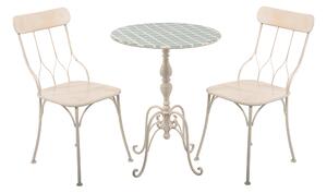 Set 2 Sedie con Tavolo H 85 cm