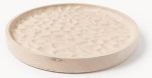 Vassoio decorativo in legno di frassino Camila, Ø 25 cm