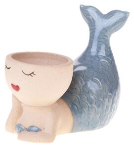 Set 2 Vasi Sirena 16,5 H 135 cm Blu