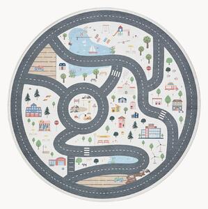 Tappeto rotondo per bambini lavabile Linus