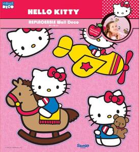 Hello Kitty Coppia Adesivi da Parete 3D