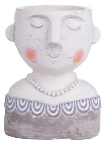 Set 2 Vasi Testa Donna H 20,5 cm