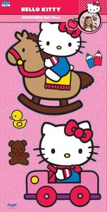 Hello Kitty Coppia di Adesivi Murali 3D 29x54cm