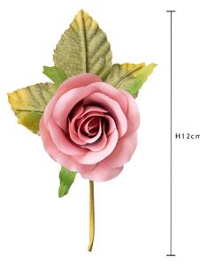 Set 24 Mini Rose Artificiali Ø 5x H 12 cm