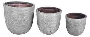 Set 3 Vasi 42 cm Stripe