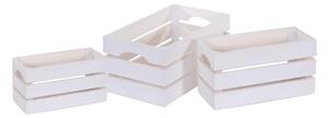 Set 3 Cassetta Legno 28 cm
