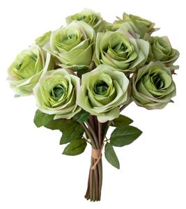 Set 3 Mazzi Artificiali Rose per 9 40 cm