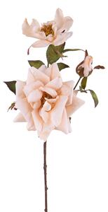 Set 3 Rose Artificiali Aperta per 3 75 cm