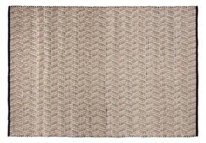 Tappeto Neida in lana marrone 160 x 230 cm