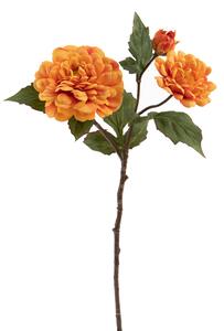 Set 4 Fiori Artificiali di Dalia Composto da 3 Fiori H 59 cm