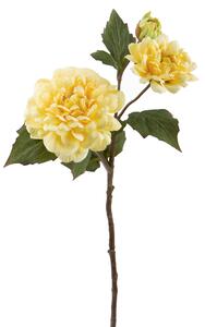 Set 4 Fiori Artificiali di Dalia Composto da 3 Fiori H 59 cm