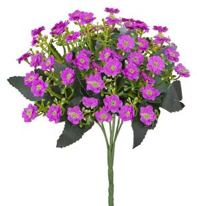 Set 5 Bouquet Artificiali di Mini Calanchoe H 30 cm