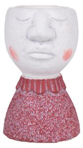 Set 4 Vasi Testa Donna H 15,5 cm