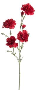 Set 6 Fiori Artificiali di GarofAnelli H 62 cm