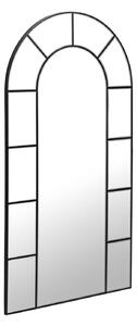 Specchio Nediva in MDF nero 88 x 165 cm